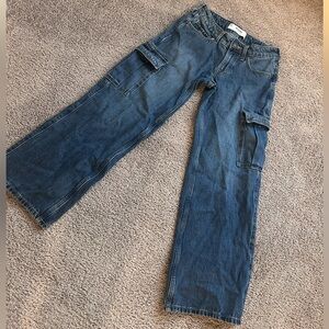 Hollister girls Low-Rise Baggy Jeans - Blue